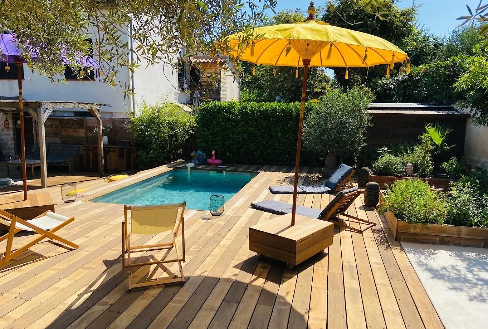 Villa Exotica Et Belle Cabane En Bois Ideal Famille Roquefort-les-Pins