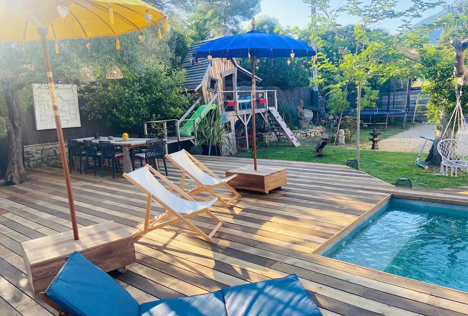 Villa Exotica Et Belle Cabane En Bois Ideal Famille Roquefort-les-Pins 0*,