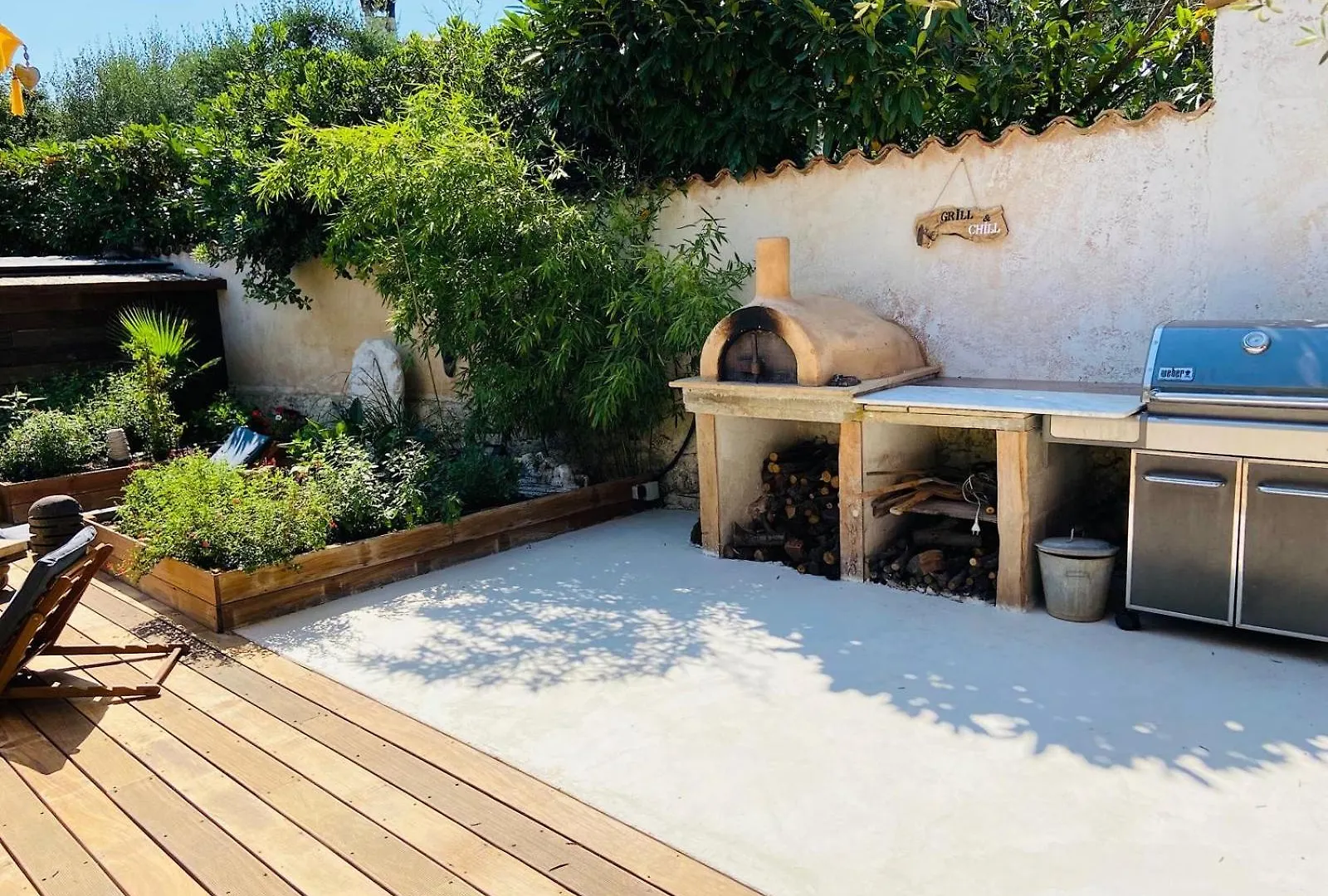 Villa Exotica Et Belle Cabane En Bois Ideal Famille Roquefort-les-Pins