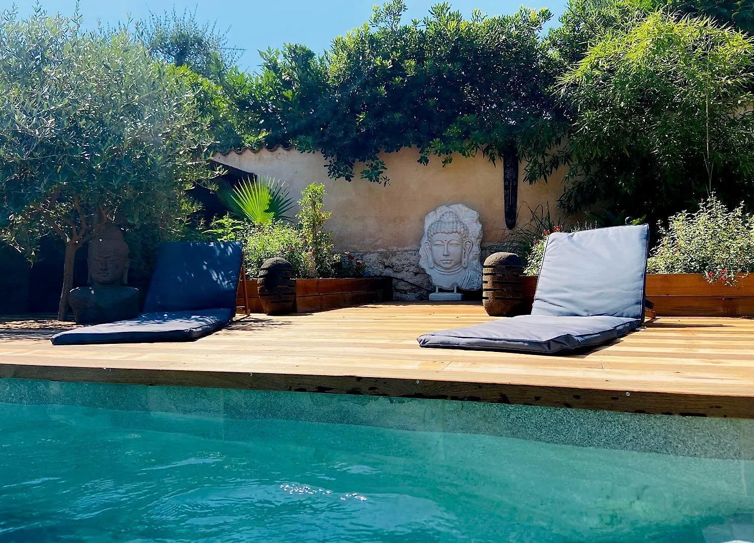 Villa Exotica Et Belle Cabane En Bois Ideal Famille Roquefort-les-Pins