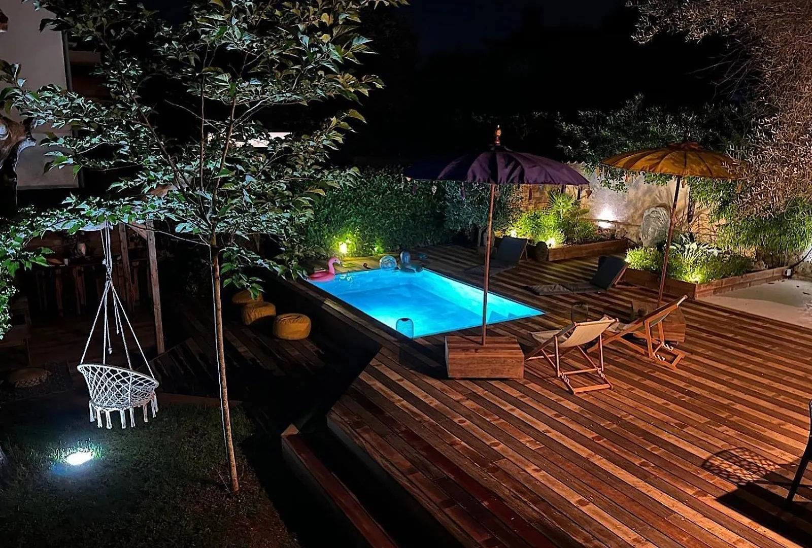 Villa Exotica Et Belle Cabane En Bois Ideal Famille Roquefort-les-Pins